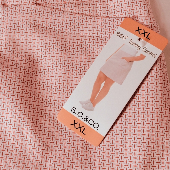 S.C. & Co. Skort Tennis Pickleball Built-in Shorts Tummy Control XL & XXL - Picture 5 of 12